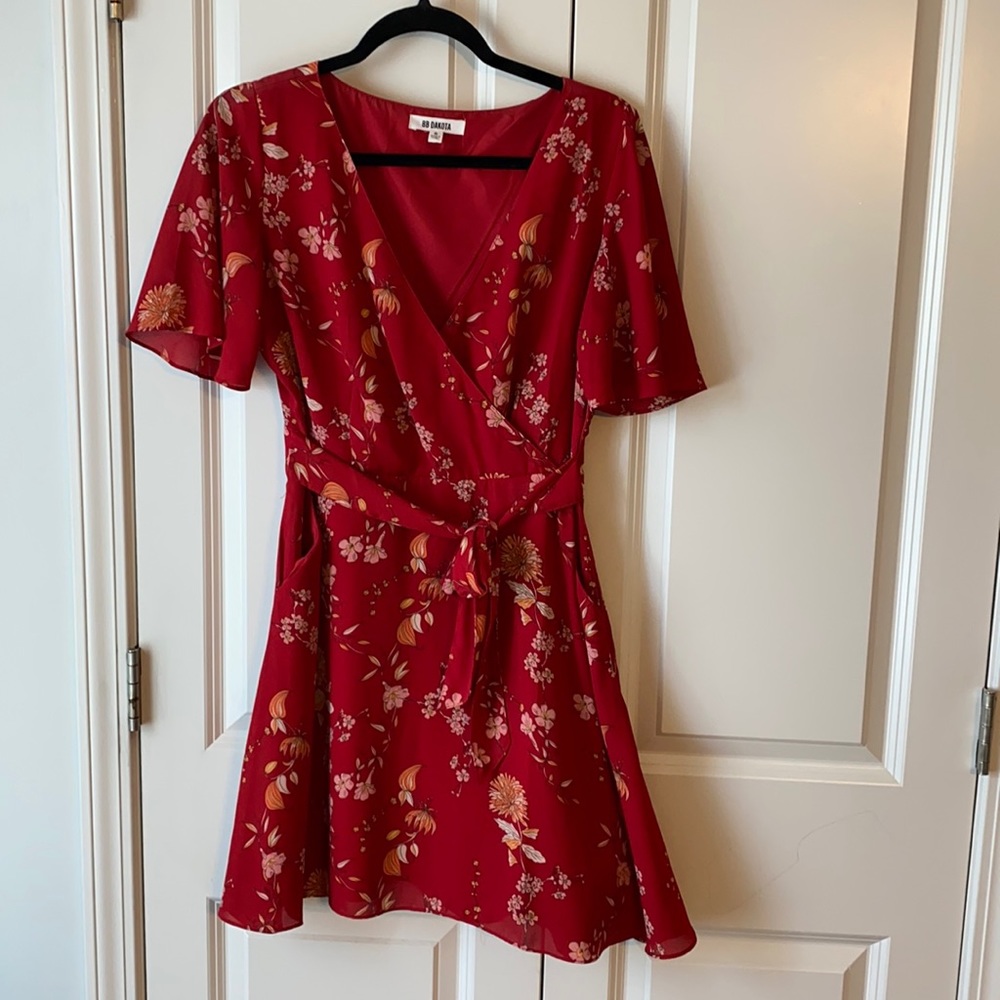 Floral Wrap Dress